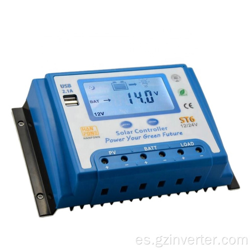 Controlador MPPT PWM 50A Protección de voltaje bajo/sobre